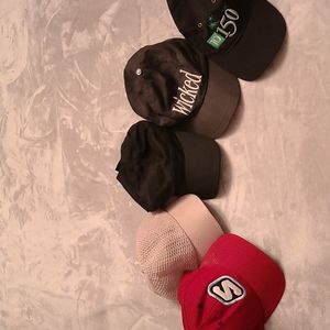5 baseball hats
